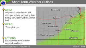 Update: Storms No Longer Expected This Evening