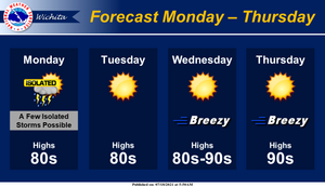 Cooler Than Normal Temps Through Tuesday