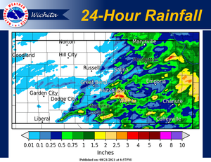 Rainfall Total Friday & Saturday