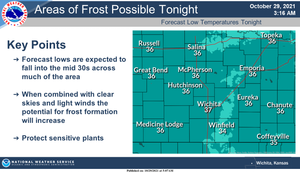 Areas Of Frost Possible Tonight