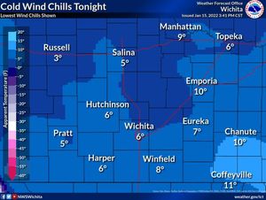 Cold Wind Chills Tonight