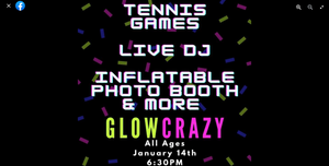 Glow In The Dark Tennis