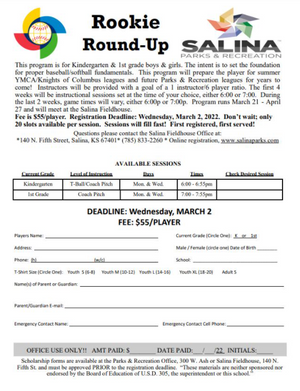 Parks & Rec Rookie Roundup