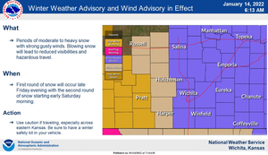 Winter Weather Advisory Issued For Saline County
