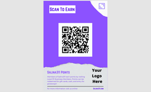 NEW: Salina311 Points - Rewards For Shopping Local