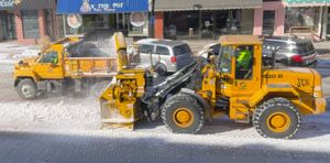 Salina Crews Clean Up Snow
