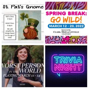 Events for Monday, March 14