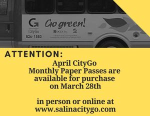 April CityGo Bus Pass