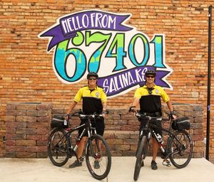Salina Police Department Uses Bicycle Patrol Downtown