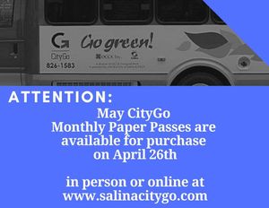 May Bus Passes Available