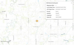 Thursday 3.0 Earthquake