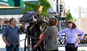 Salina Downtown Unwraps New Sculptures (Photo Gallery