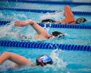 Mustangs and Cougars Recognize Seniors at Final Home Swim Meet (Photo Gallery)