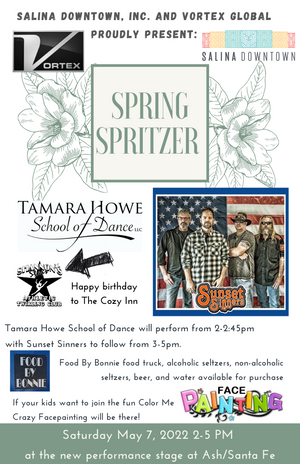 Spring Spritzer in Downtown Salina