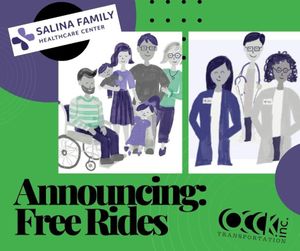 Free Rides to Salina Family Healthcare Center with OCCK Transportation