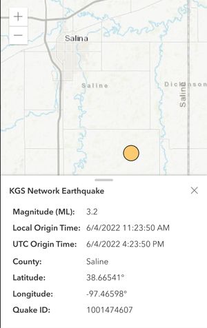 Pair of Saturday Earthquakes
