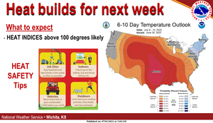 Heat Indices Above 100 Degrees Likely Next Week