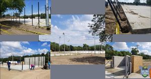 Tennis Courts Taking Shape