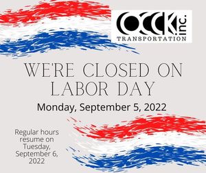 CityGo Labor Day Hours