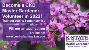 Master Gardener training begins September 1st