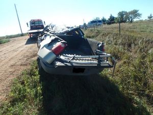 15-Year-Old Driver Injured After Vehicle Rolls