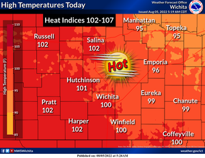 Heat Index Of 102 Today