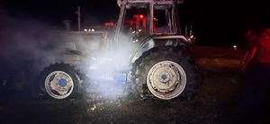Tractor Catches Fire in Rural Saline County