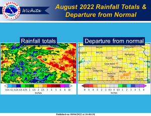 Statewide Precipitation Totals -August