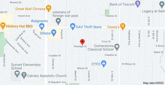 Grass Fire in Central Salina