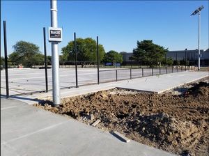 Progress Being Made on Tennis Courts