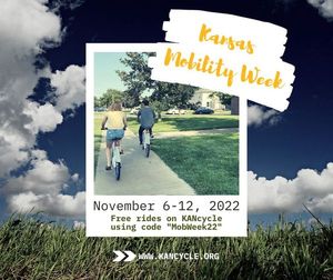 KANcycle Bike Sharing Announces Free Rides for Kansas Mobility Week