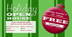 Holiday Open House at the Smoky Hill Museum