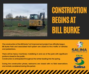 Bill Burke Turf Replacement Begins