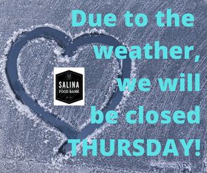 Salina Emergency Aid Food Bank Weather Announcement