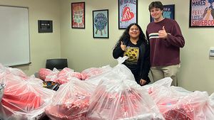 K-State Salina Students Lead Giving Tree Project, Donate Holiday Gifts to Four Families