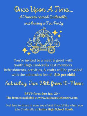 Tea Party with "Cinderella" Cast Members