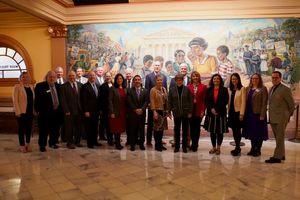 Governor Kelly Receives 2022  Governor’s Council on Education Annual Report