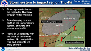 Storms Possible Thursday And Friday