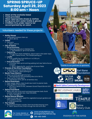 Volunteers Needed for Spring Spruce-Up