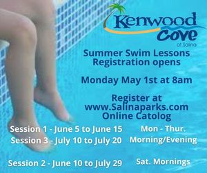 Swimming Lessons Sign Up Begins Monday, May 1