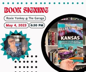 Author Roxie Yonkey at The Garage