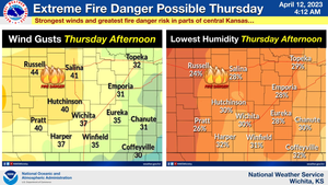 Extreme Fire Danger Possible Tomorrow