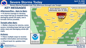 Severe Storms Possible Today