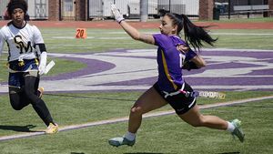 KWU Flag Football Topples Spires for Second Time in 57-0 Rout in Regular Season Finale