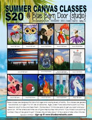 Artistic Summer Adventures Await at Blue Barn Door Studio