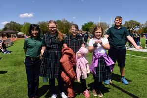 St. Mary’s Grade School Students Participate in Fundraising Race