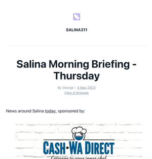 Positively Impactful: Elevate Your Business Exposure With The Salina311 Morning Briefing