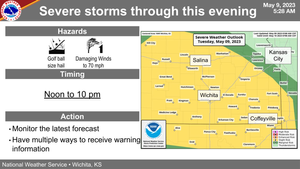 Severe Storms Possible Through This Evening