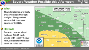Severe Weather Possible This Afternoon