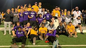 KWU Men's Track Posts 2nd Place Finish at KCAC Championships, Parker & Lewis Honored